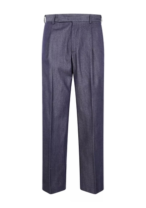 PT Torino pleat-detail trousers - Blue
