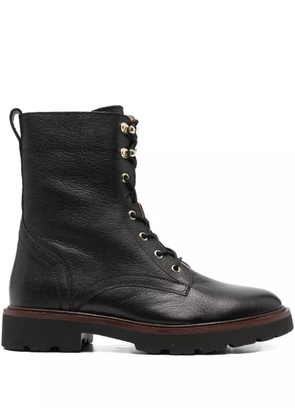 Geox leather ankle boots - Black