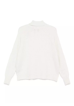 Superdry roll-neck sweater - White