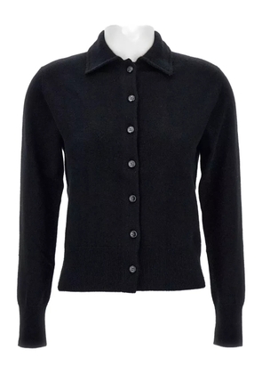 Lisa Yang classic-collar cardigan - Black