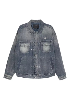 FIVE CM logoed denim jacket - Blue