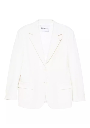 MEDEEA single-breasted blazer - White