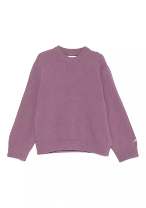 LC23 ribbed crew-neck sweater - Pink