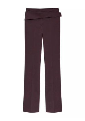 Sportmax Banda crease trousers - Red