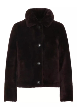 Yves Salomon faux-fur jacket - Brown