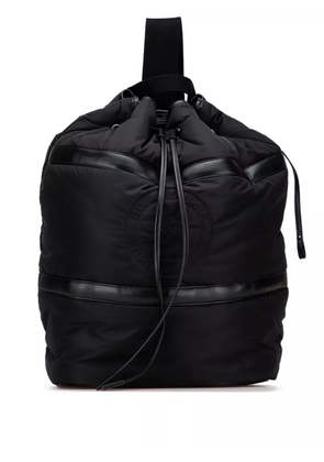 Saint Laurent Pre-Owned 2023 Nylon Rive Gauche Drawstring backpack - Black