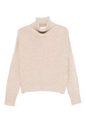 Ma'ry'ya roll-neck sweater - Neutrals