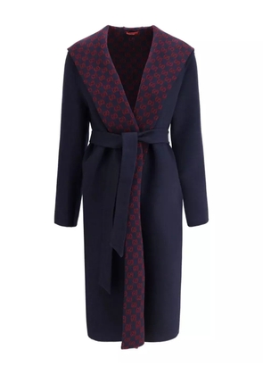 Gucci reversible hooded coat - Blue