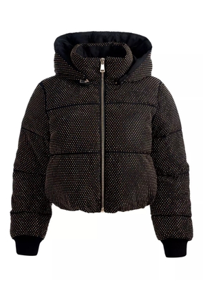 alice + olivia Robena embellished puffer coat - Black
