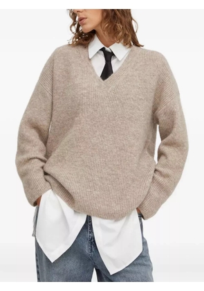 Gestuz V-neck knitwear - Neutrals