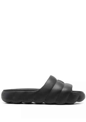 Moncler Lilo faux-quilted slides - Black