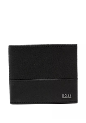 BOSS logo-plaque wallet - Black