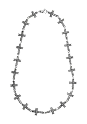 Emanuele Bicocchi Notre-Dame cross necklace - Silver