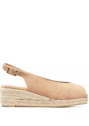 Castañer 55mm slingback espadrilles - Brown