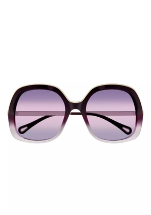 Chloé Eyewear round frame sunglasses - Purple