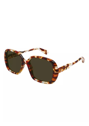 Chloé Eyewear round frame sunglasses - Brown