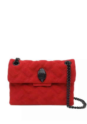 Kurt Geiger London Kensington quilted leather cross body bag - Red