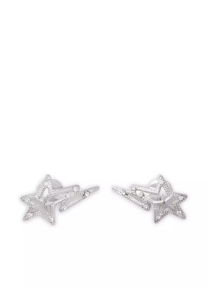 BAPY BY *A BATHING APE® signature Star Bolt motif earrings - Silver