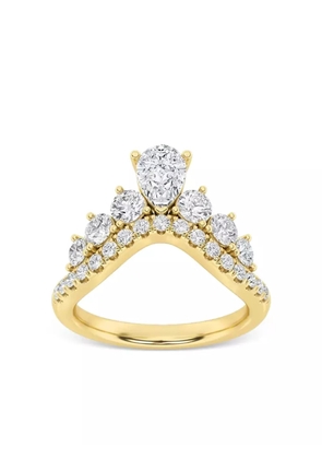 Tilla 14K yellow gold lab-grown diamond ring