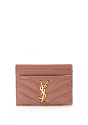Saint Laurent Pre-Owned 2013-2025 Lambskin Cassandre Case card holder - Pink