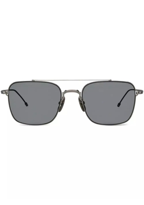 Thom Browne Eyewear tinted pilot-frame sunglasses - Silver