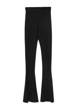 MEDEEA high-waisted flared trousers - Black