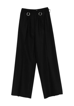 MEDEEA ring-detail pants - Black
