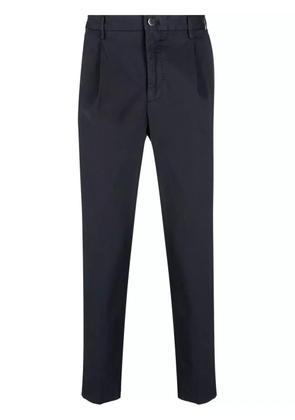 Incotex cropped-leg chino trousers - Blue