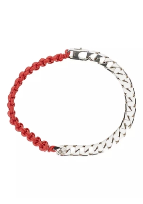 Plan C braided chain necklace - Silver