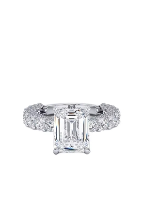 Tilla 14K white gold diamond wedding ring - Silver