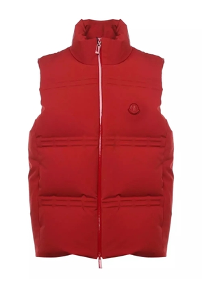 Moncler logo-patch padded jacket - Red