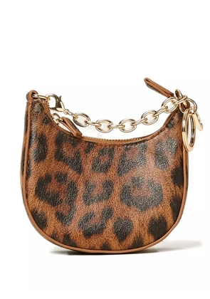 TWINSET leopard-print chain wallet - Brown