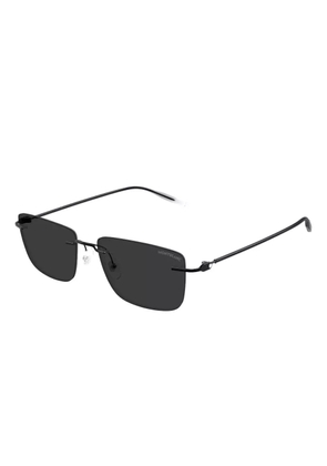 Montblanc square-frame sunglasses - Black