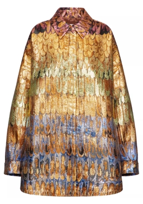 Valentino Garavani Golden Wings brocade overshirt