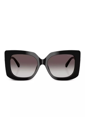 Jimmy Choo Eyewear stud-embellished square-frame sunglasses - Black