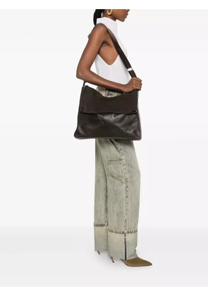 Reptile's House flap shoulder bag - Brown