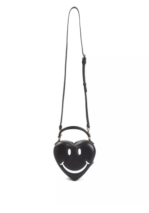 Moschino heart-shape shoulder bag - Black