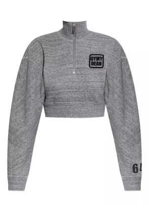DSQUARED2 zip appliqué knitwear - Grey