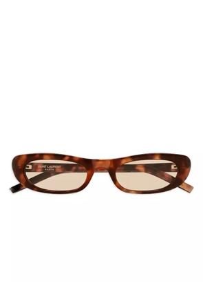 Saint Laurent Eyewear cat eye-frame sunglasses - Brown