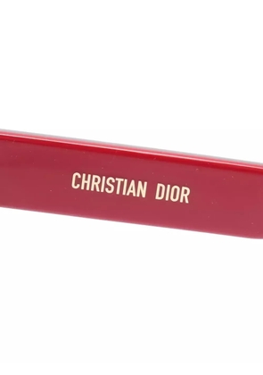 Christian Dior Pre-Owned 2020s Signature S3U square-frame sunglasses - White