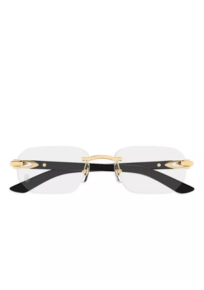 Cartier Eyewear rimless glasses - Black