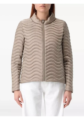 Save The Duck wavy quilted jacket - Neutrals