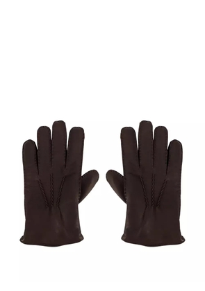 Orciani stitched gloves - Brown