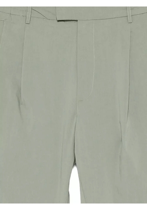 Hosio pleat-detail trousers - Green