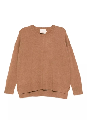 absolut cashmere seam-detail sweater - Brown