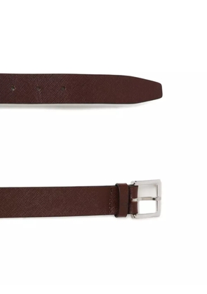 Orciani saffiano basic belt - Brown