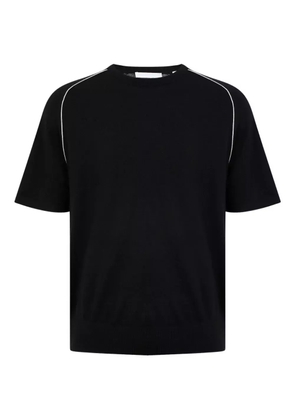 Helmut Lang contrast-seam T-shirt - Black