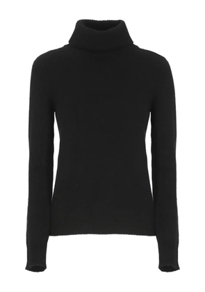 Vanisè turtleneck ribbed-trim sweater - Black
