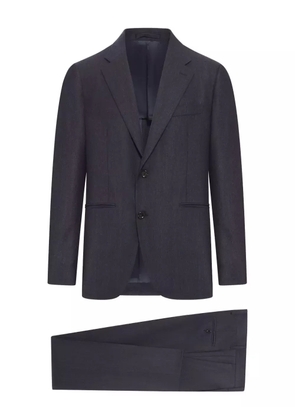 Lardini wool single-breasted suit - Blue