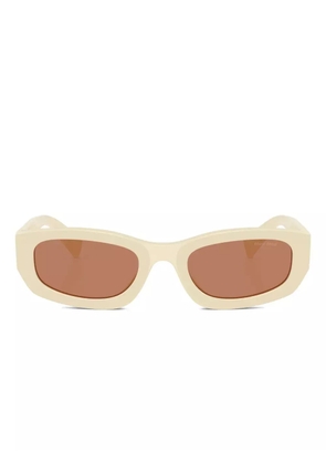 Miu Miu Eyewear geometric-frame sunglasses - Neutrals